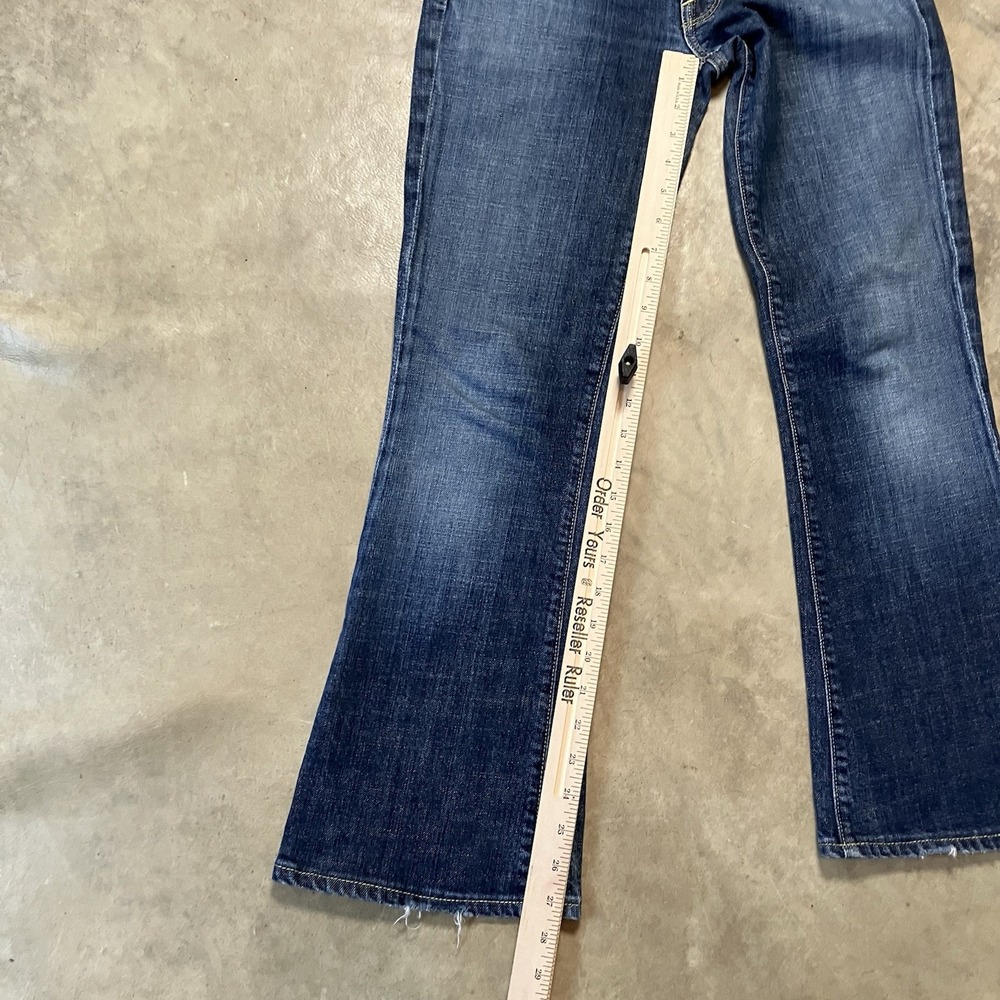 Citizens of humanity jeans Womens Size 27 Blue Stretch Low Waist Flair Leg Y2K - Picture 5 of 16